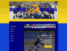 Tablet Screenshot of durham-dragons.com